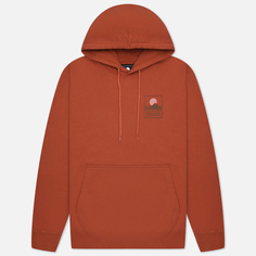 Мужская толстовка Edwin Sunset On Mount Fuji Hoodie, цвет оранжевый, размер XL