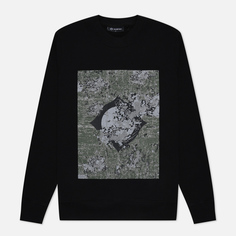 Мужская толстовка MA.Strum Decay Print Crew Neck, цвет чёрный