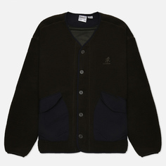 Мужская толстовка Gramicci Boa Fleece Cardigan, цвет оливковый
