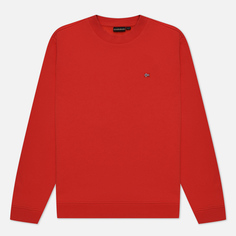 Мужская толстовка Napapijri Balis Crew Neck, цвет красный, размер L