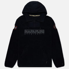 Мужская толстовка Napapijri Teide Hoodie Fleece, цвет чёрный