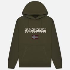 Мужская толстовка Napapijri Ayas Hoodie, цвет зелёный, размер XXL