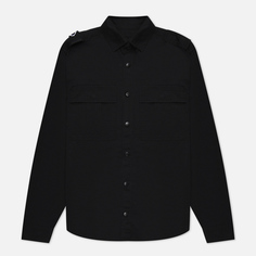 Мужская рубашка MA.Strum Full Placket Overshirt, цвет чёрный, размер S