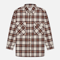 Мужская рубашка Gramicci Flannel, цвет бежевый, размер L