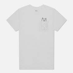 Мужская футболка RIPNDIP Lord Nermal Pocket, цвет белый, размер XXL
