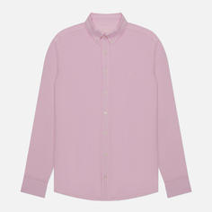 Мужская рубашка Hackett Garment Dyed Linen B Slim Fit, цвет розовый
