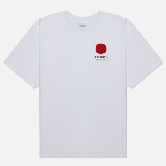 Мужская футболка Edwin Japanese Sun Supply, цвет белый, размер XL