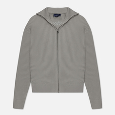 Мужской свитер thisisneverthat Full Zip, цвет серый, размер S