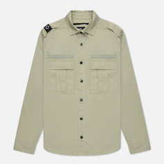Мужская рубашка MA.Strum Full Placket Overshirt, цвет зелёный, размер XL