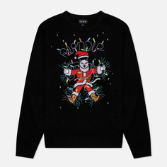Мужской свитер RIPNDIP Electrifying Santa Knit, цвет чёрный, размер XL