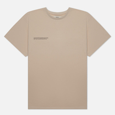 Мужская футболка PANGAIA Signature C-Fiber, цвет бежевый, размер XXL