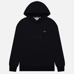 Мужской лонгслив Lacoste Cotton Jersey Hoodie, цвет чёрный