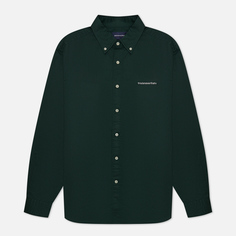 Мужская рубашка thisisneverthat T-Logo Twill, цвет зелёный, размер L