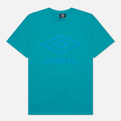 Мужская футболка Umbro FW Large Logo, цвет голубой