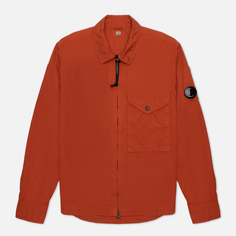 Мужская рубашка C.P. Company Rip Stop Pocket, цвет оранжевый, размер XXL