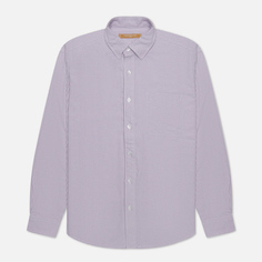 Мужская рубашка FrizmWORKS OG Stripe Oversized, цвет фиолетовый, размер M