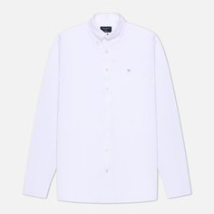 Мужская рубашка Hackett Washed Oxford Slim Fit, цвет белый