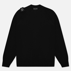Мужской свитер MA.Strum Rib Panel Crew Neck, цвет чёрный, размер S