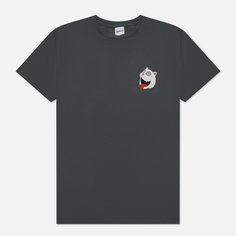 Мужская футболка RIPNDIP Spiraling, цвет серый, размер S