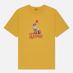 Мужская футболка Dime Santa Bunny, цвет жёлтый