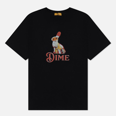 Мужская футболка Dime Santa Bunny, цвет чёрный