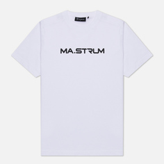 Мужская футболка MA.Strum Logo Chest Print, цвет белый