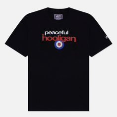 Мужская футболка Peaceful Hooligan Jammin, цвет чёрный, размер XXXXL