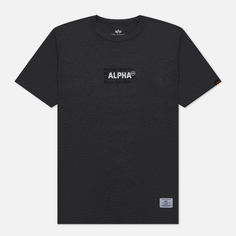 Мужская футболка Alpha Industries Code Graphic, цвет серый, размер S