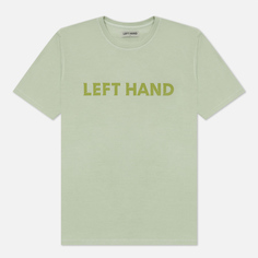 Мужская футболка Left Hand Sportswear Logo Print, цвет зелёный, размер L
