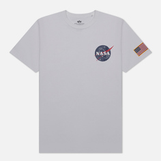 Мужская футболка Alpha Industries NASA Space Shuttle, цвет белый, размер XXL