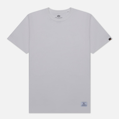 Мужская футболка Alpha Industries Essential Crew Neck, цвет белый, размер L