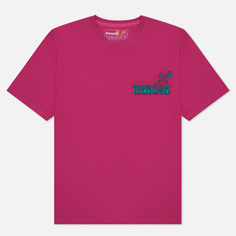 Мужская футболка Timberland High Up In The Mountain, цвет фиолетовый, размер L