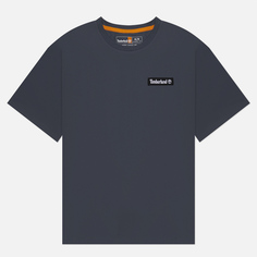 Мужская футболка Timberland Heavyweight Woven Badge, цвет серый