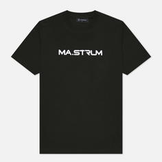 Мужская футболка MA.Strum Logo Chest Print, цвет оливковый, размер L