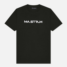 Мужская футболка MA.Strum Logo Chest Print, цвет оливковый