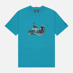 Мужская футболка Peaceful Hooligan DPM Dove, цвет голубой, размер XXXL