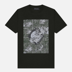 Мужская футболка MA.Strum Decay Print, цвет оливковый, размер L