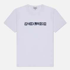 Мужская футболка Woolrich Intarsia, цвет белый, размер S