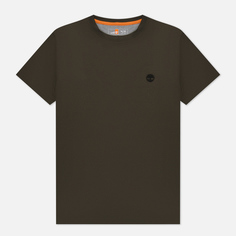 Мужская футболка Timberland Dunstan River Slim Fit, цвет зелёный