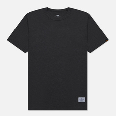 Мужская футболка Alpha Industries Essential Crew Neck, цвет серый, размер XXL