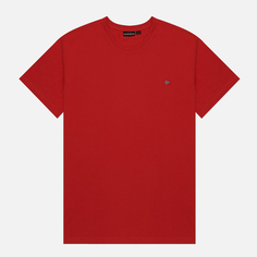 Мужская футболка Napapijri Salis Crew Neck, цвет красный, размер L