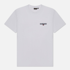 Мужская футболка Napapijri S-Ice, цвет белый, размер XXXL