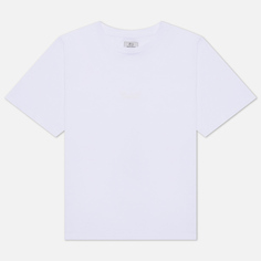 Женская футболка Woolrich Logo, цвет белый, размер M