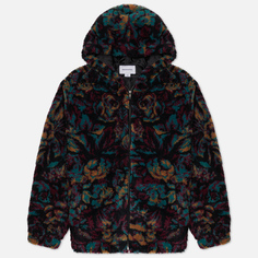 Мужская флисовая куртка thisisneverthat Floral Faux Fur, цвет фиолетовый, размер L