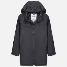 Мужская куртка дождевик Stutterheim Stockholm Winter, цвет чёрный, размер XXXS