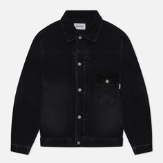 Мужская джинсовая куртка thisisneverthat Denim Trucker, цвет чёрный, размер XL