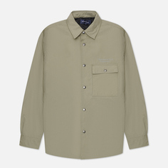 Мужская демисезонная куртка thisisneverthat Quilted Shirt, цвет зелёный, размер XL