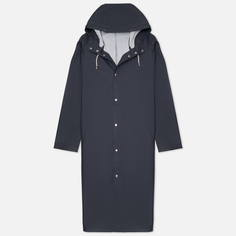 Мужская куртка дождевик Stutterheim Stockholm Long, цвет серый