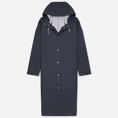 Мужская куртка дождевик Stutterheim Stockholm Long, цвет серый, размер XXXS