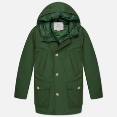 Мужская куртка парка Woolrich Arctic, цвет зелёный, размер S